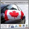 Car mirror cover with Canada flag